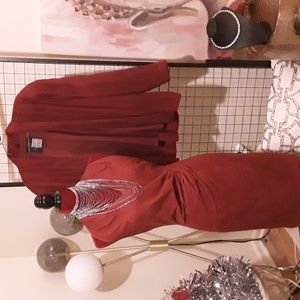 Vintage Michael Hoban/North Beach Suede Halter Ensemble